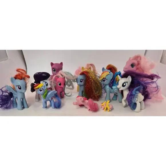 My Little Pony MLP Toy Figure Lot of 13 Ponies Assorted Mixed Lot Pretend Play - Picture 2 of 11